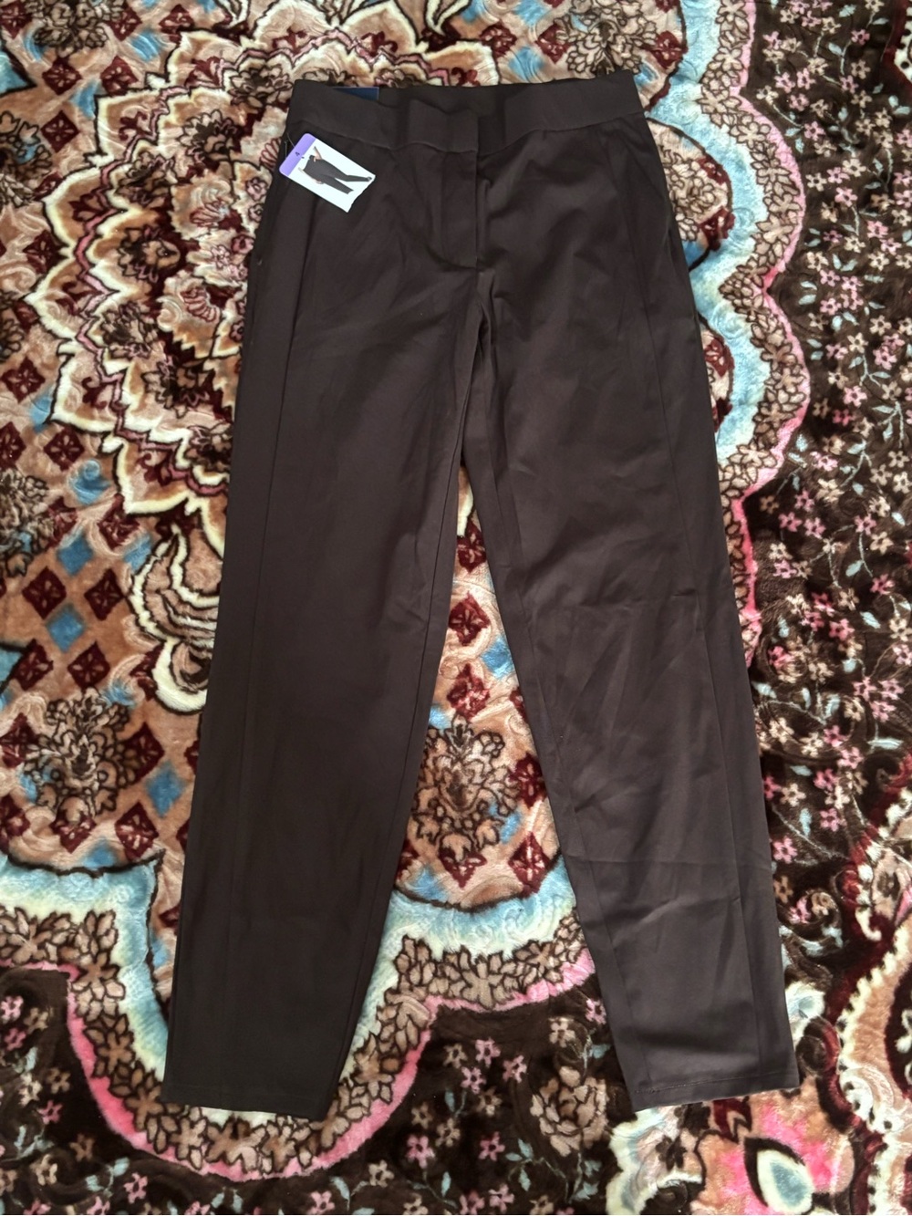 Modern ambition Woman’s Black Dress Pants with Stretch Waistband size 4